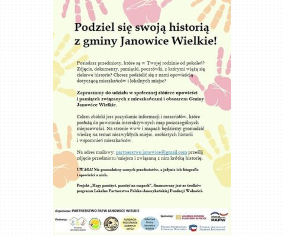 ZBIÓRKA OPOWIEŚCI I PAMIĄTEK Z GMINY JANOWICE WIELKIE